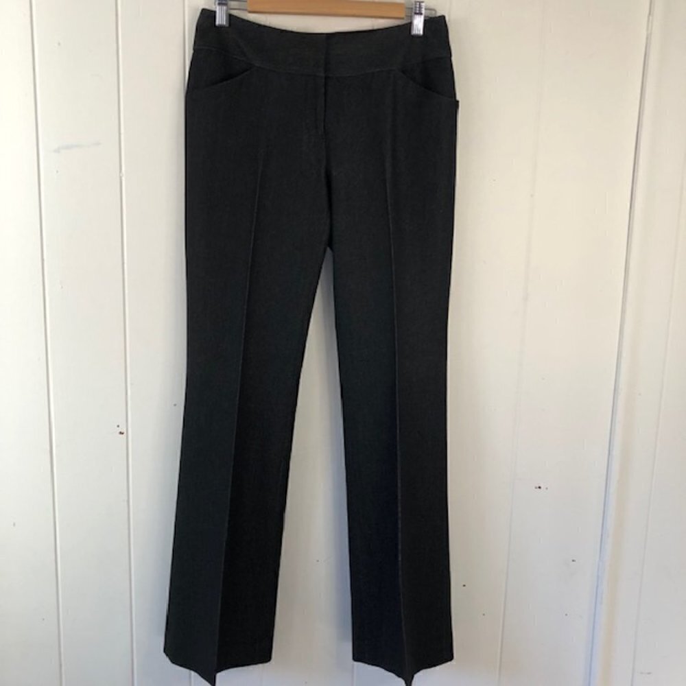Adrienne Vittadini Womens Gray Trousers Size 4